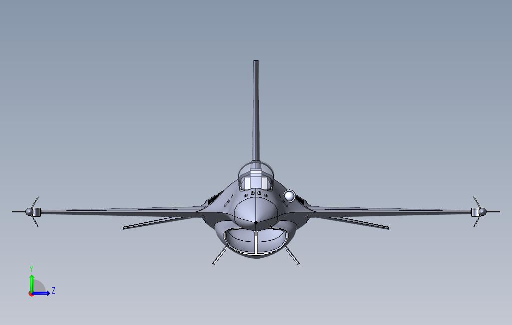 F16 左侧视图