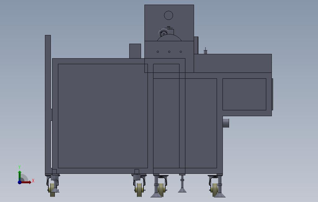 PCB磨板机收板机 正面视图
