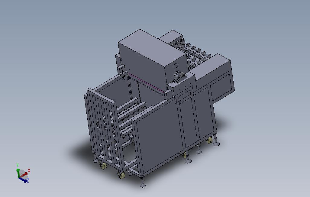 PCB磨板机收板机 主视图