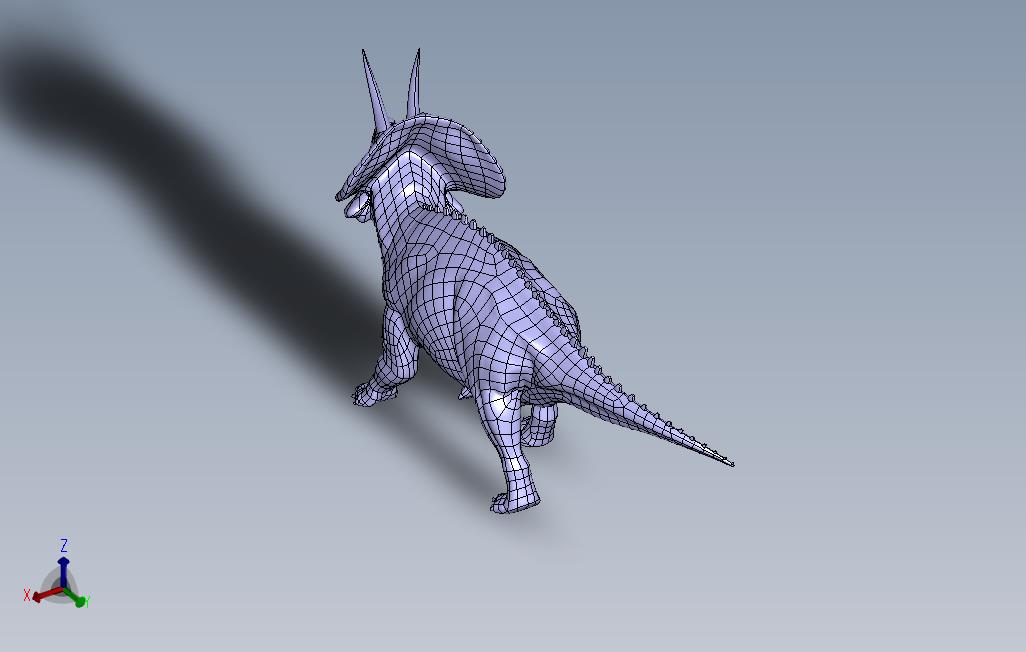 solidworks设计的恐龙