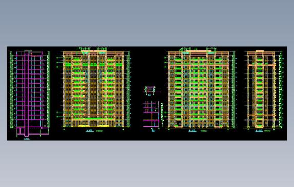 一百金楼3号楼CAD建筑图纸