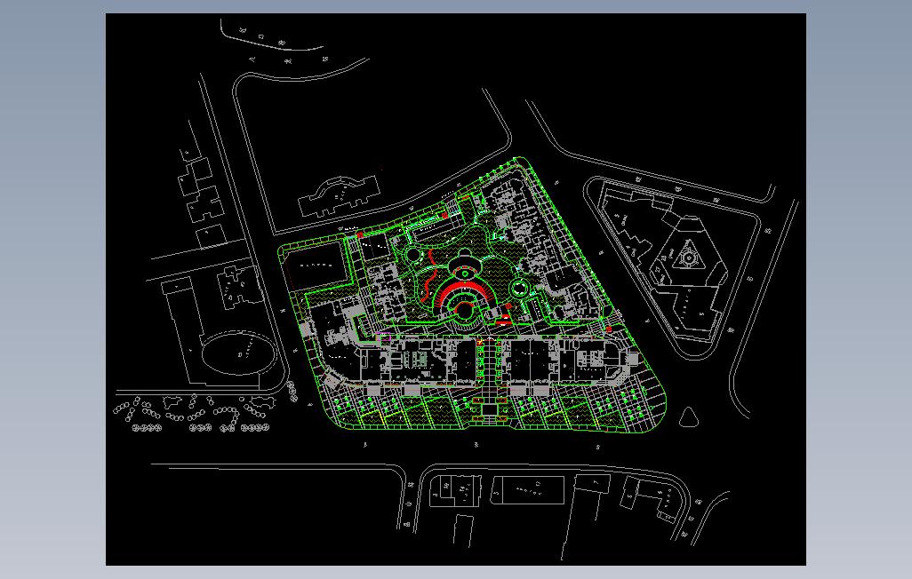 上海耀江国际绿化景观设计CAD图纸DWG图纸