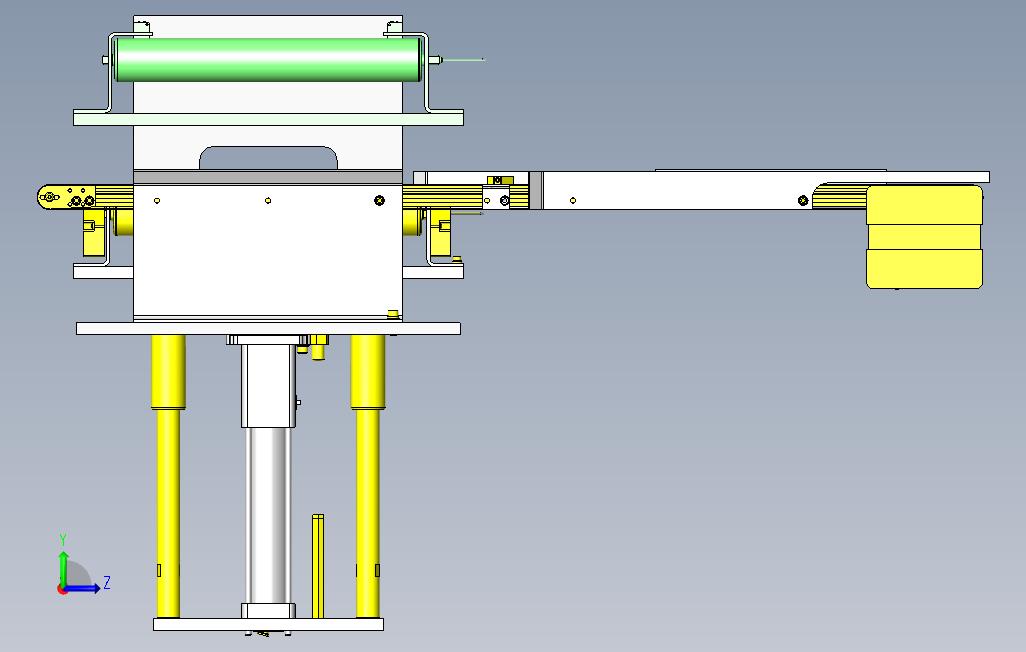 下降机构_SOLIDWORKS 2016_模型图纸免费下载 – 懒石网