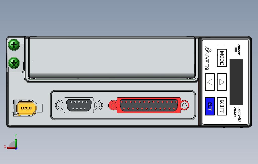 台达常用B2伺服电机驱动器_SOLIDWORKS 2013_模型图纸免费下载 – 懒石网