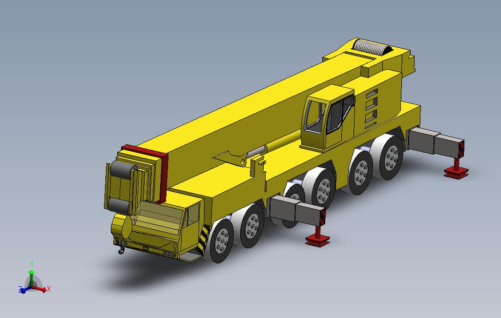 吊车 Solidworks 2012 模型图纸免费下载 懒石网