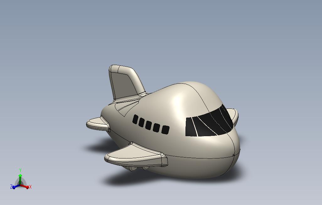 喷气式飞机玩具模型