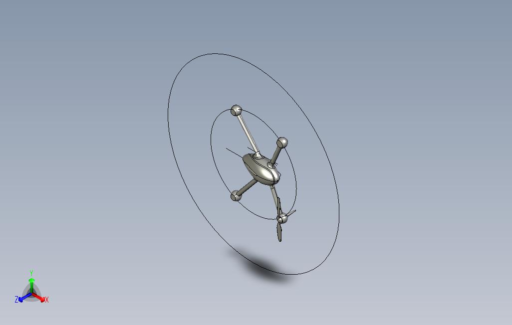 四旋翼飞行器外观设计