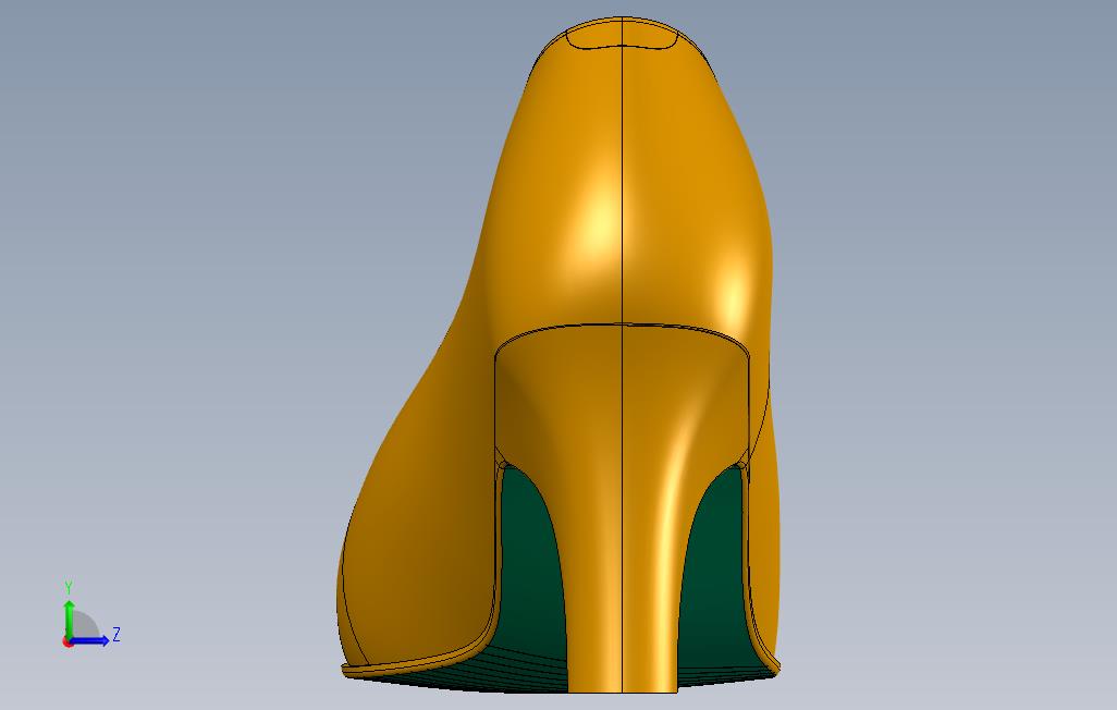 女士高跟鞋_SOLIDWORKS 2014_模型图纸免费下载 – 懒石网