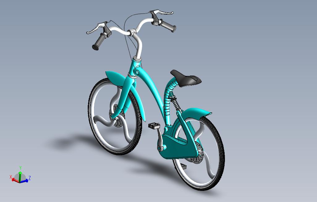 学生脚踏车模型