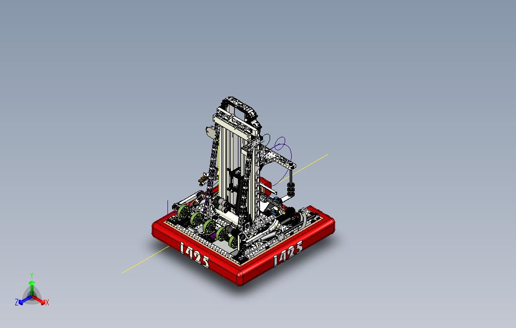 FRC219升降运输机器人车模型