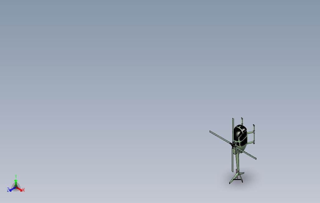 OH-6A直升机模型
