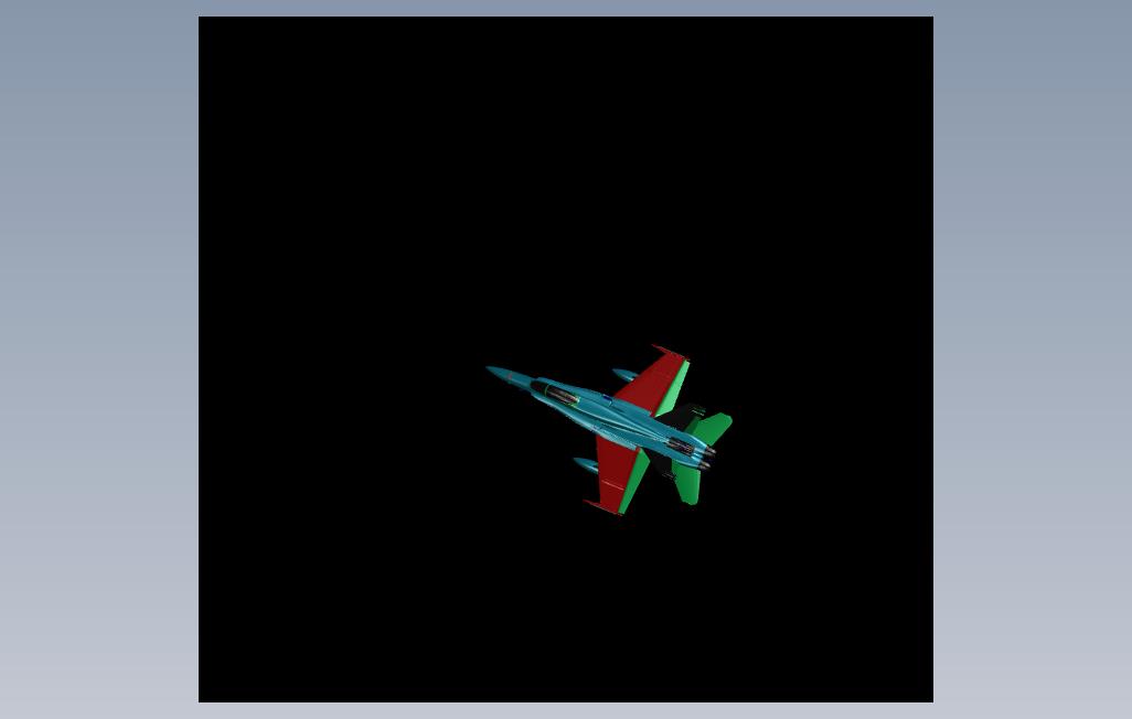 f-18战斗机3D图纸-3DM、UG、DWG格式
