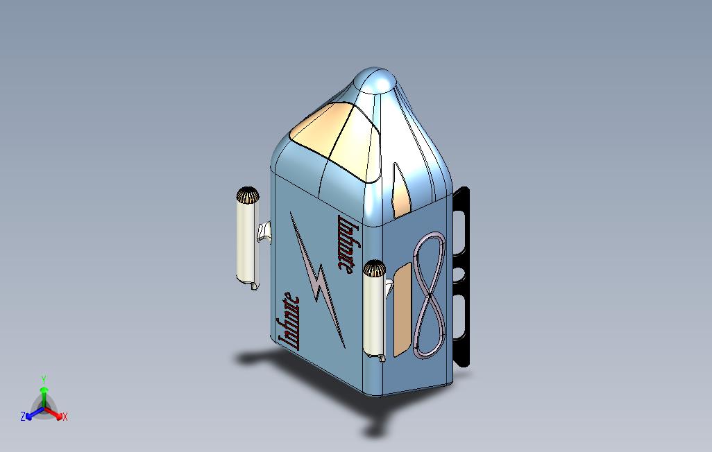 POD太空飞船模型