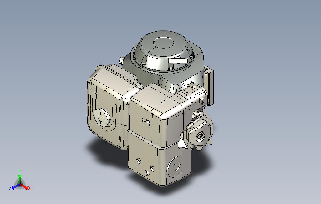 简易Hondagx34-39发动机造型3D模型图纸STEP格式