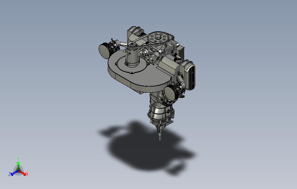 经典大众发动机3D模型图纸STEP格式