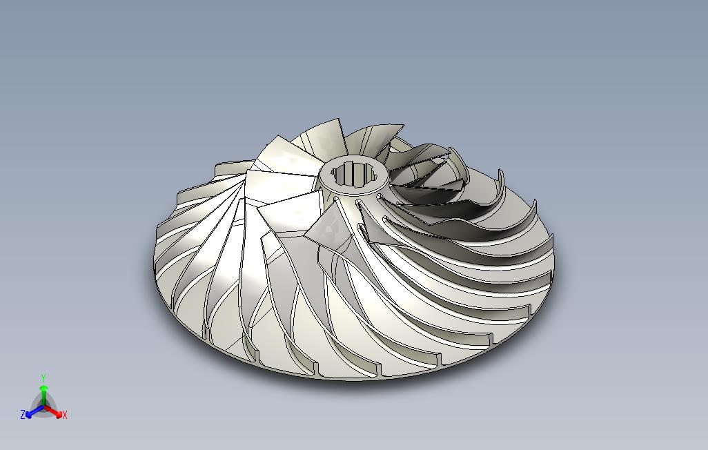 二冲程旋转涡轮发动机3D模型图纸Inventor设计