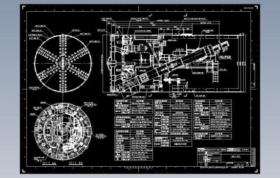 6140盾构总图CAD图纸
