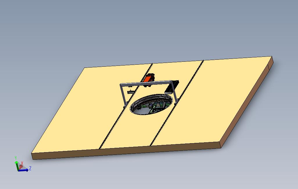 沉井自动掘进机盾构机3D模型