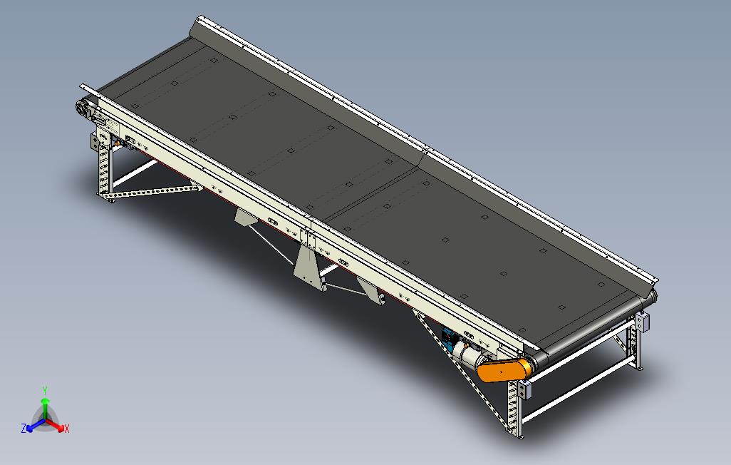 14ft-BBBC皮带输送机3D图纸STEP格式