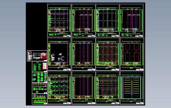 大型厂房全套电气施工图