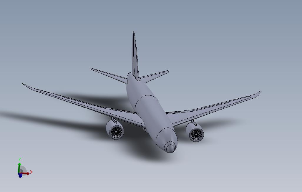 波音787-800模型