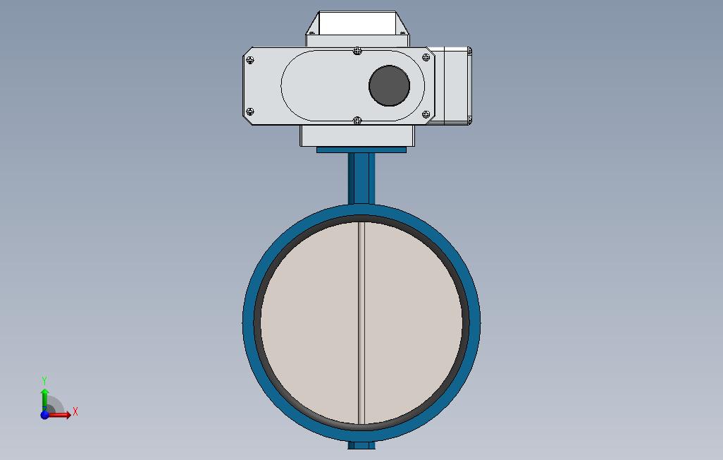DN450对夹式电动蝶阀_SOLIDWORKS 2016_模型图纸免费下载 – 懒石网