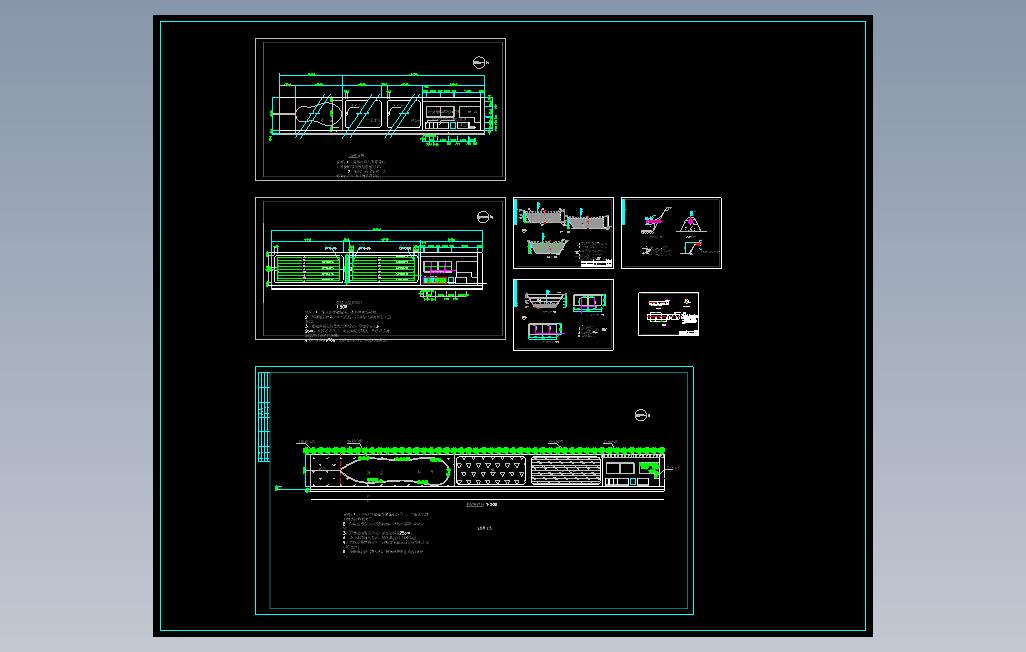 某人工湿地污水处理工程施工图