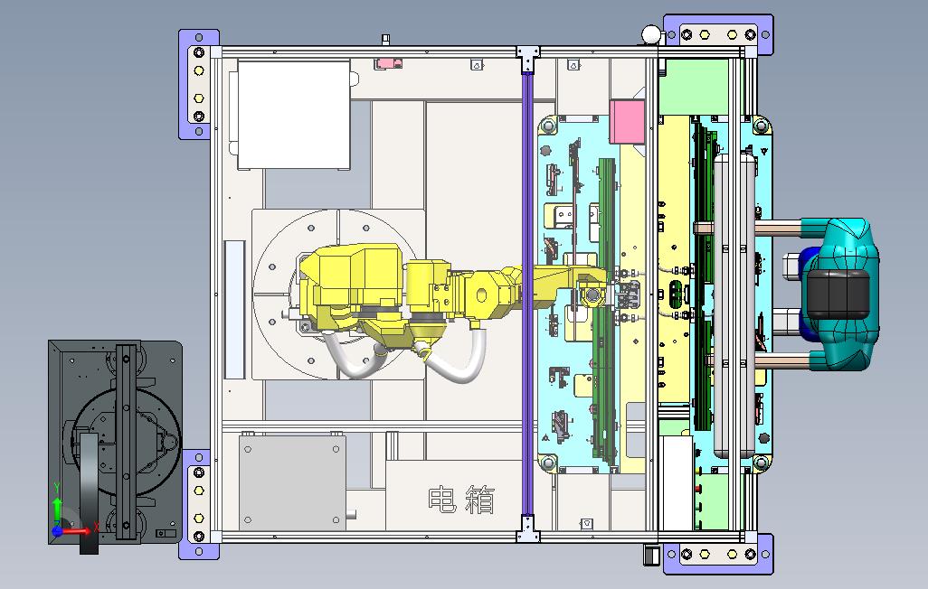 天窗装配线-OFFLINE导轨涂油工位sw16可编辑_SOLIDWORKS 2016_模型图纸免费下载 – 懒石网