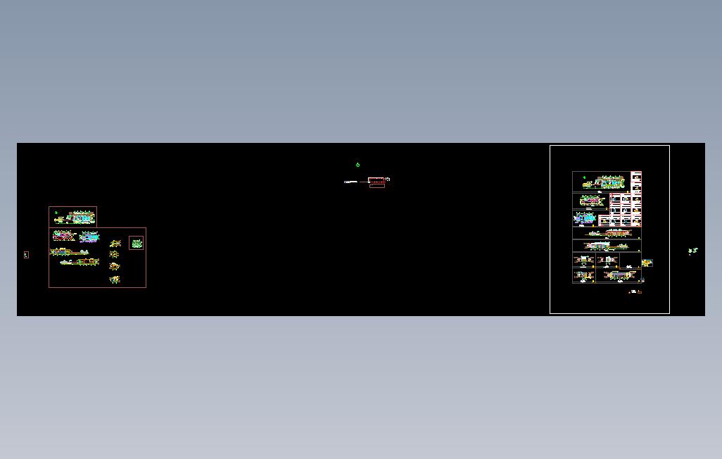 门卫完整施工方案cad