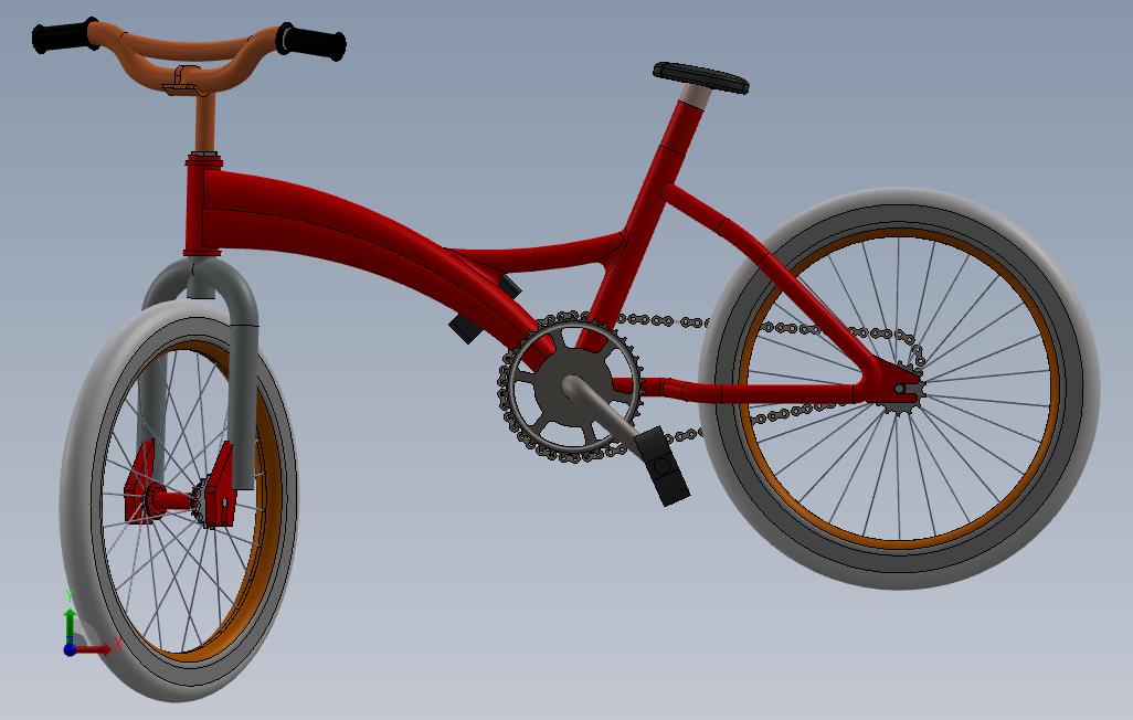 bicycle 正面视图