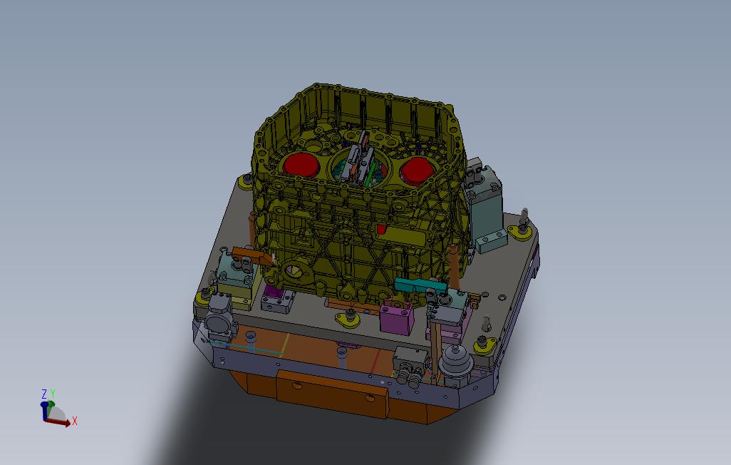 GZ85--铸铝件液压工装夹具