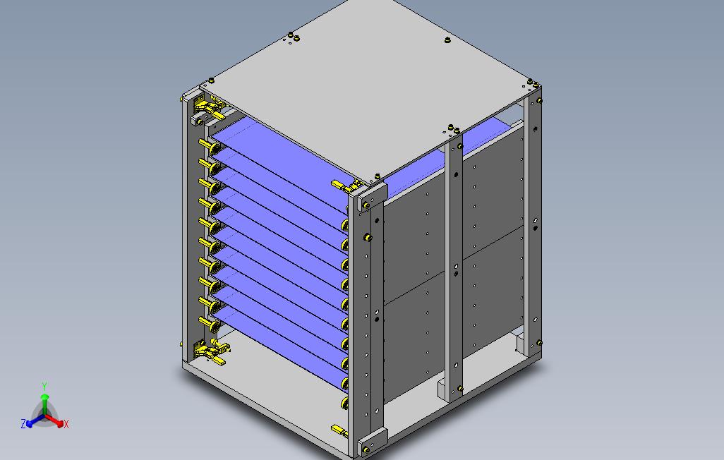 N342--薄板储物柜出入导轨_SOLIDWORKS 2012_模型图纸下载 – 懒石网