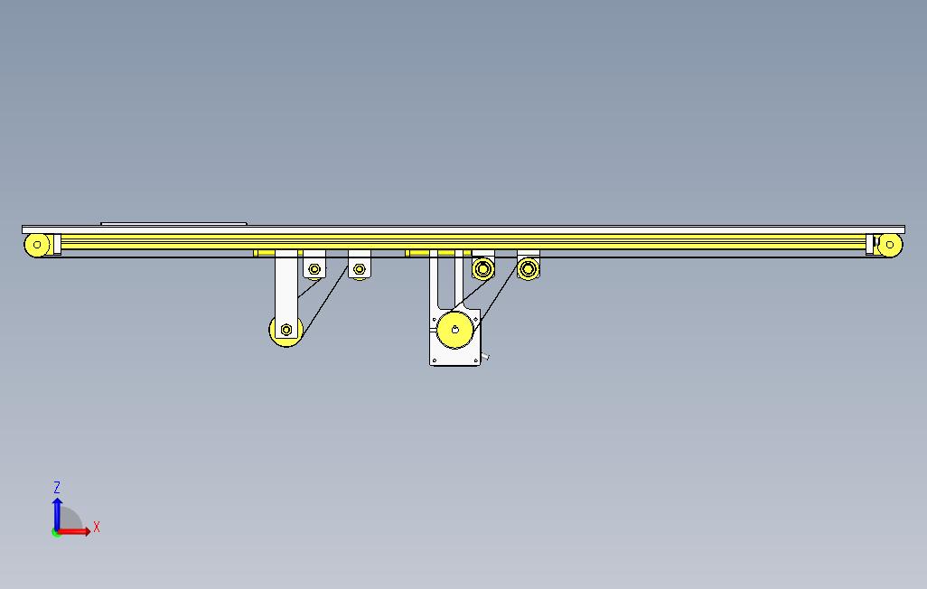 N575--2列平皮带输送机_SOLIDWORKS 2010_模型图纸下载 – 懒石网