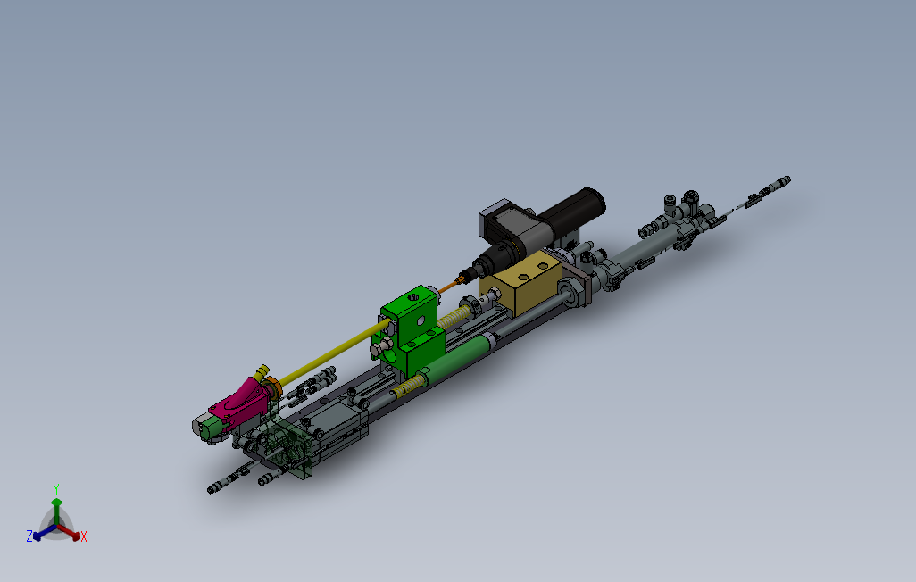 标准吹加吸拧紧模组（Z轴）-D7Solidworks2018