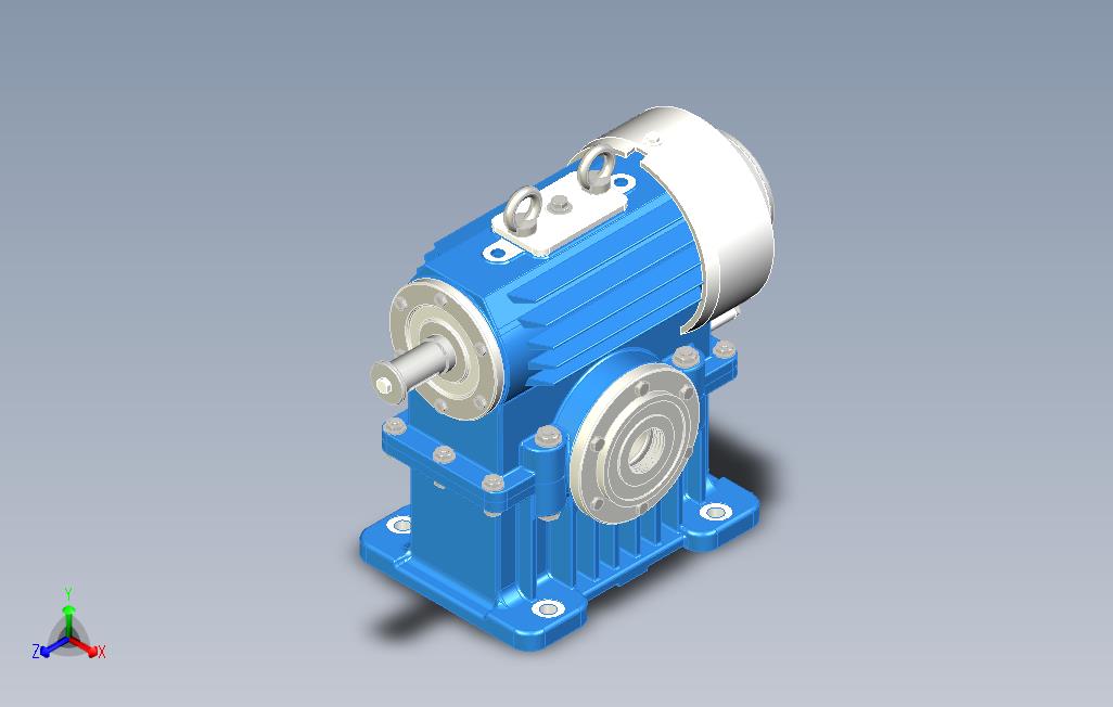 蜗轮蜗杆螺旋齿轮箱三维建模图纸Inventor2016设计