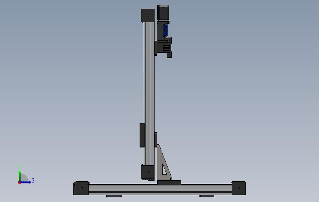 MJ45模组XYZ三条悬臂结构设计_SOLIDWORKS 2016_模型图纸下载 – 懒石网