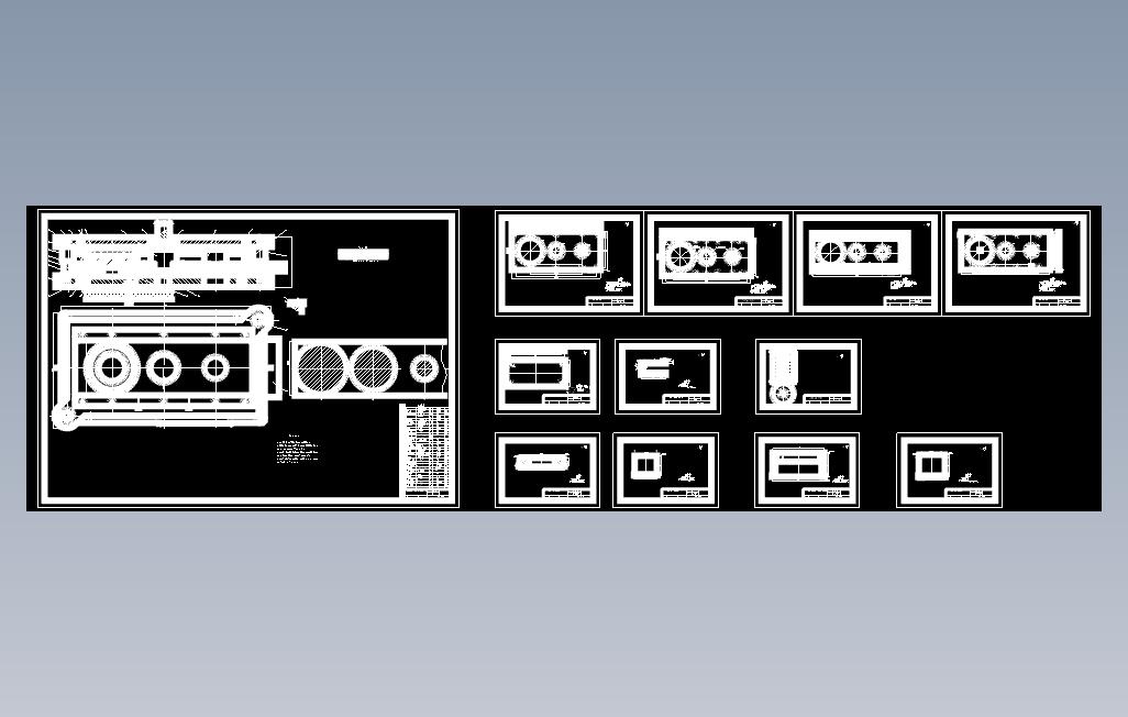 0027-端盖落料拉深、翻边、冲孔级进模设计【全套12张CAD图】