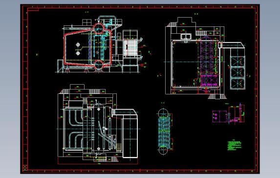 35t燃油锅炉总图