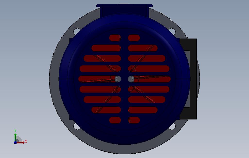 三相交流电机 Solidworks 2018 模型图纸下载 – 懒石网