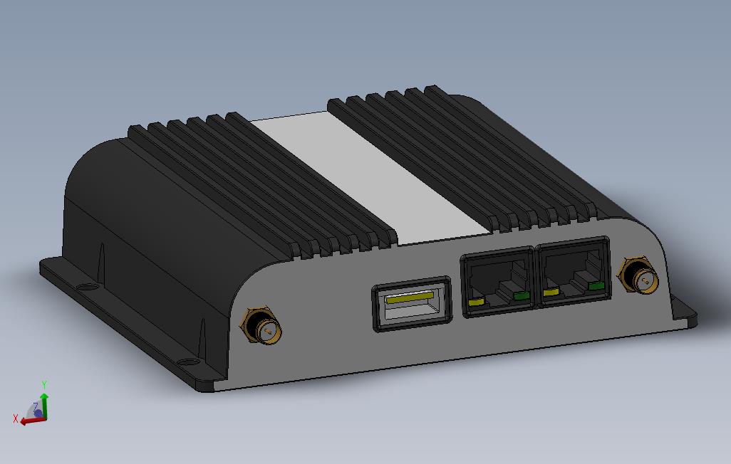 IBR900路由器_SOLIDWORKS 2018_模型图纸下载 – 懒石网