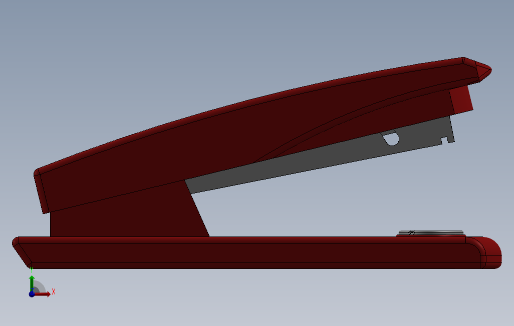 订书机 正面视图