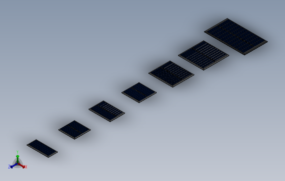 单晶太阳能电池板，5.5V，70mA-291mA