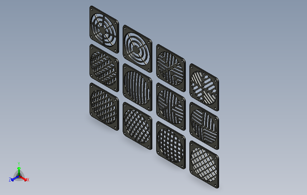 60x60mm轴流风扇的塑料