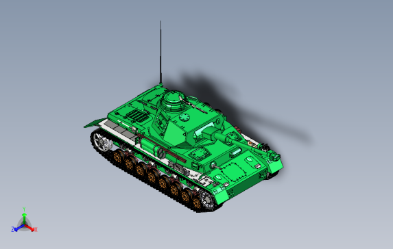 坦克四级1-35德国军用坦克