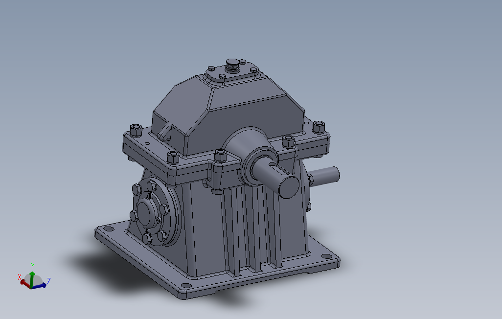 蜗轮减速机设计模型1