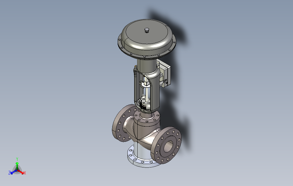 三通控制阀.STEP