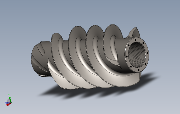 6_蜗杆模型solidworks
