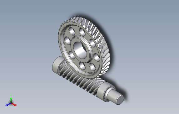 6_蜗轮蜗杆CATIA