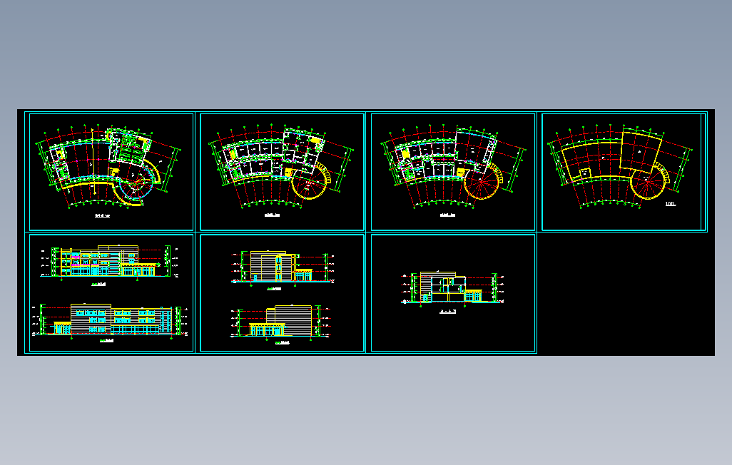 多层饭店建筑施工图