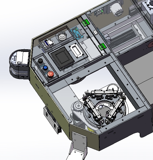 AGV搬运车3D数模图纸Solidworks设计附STEP格式